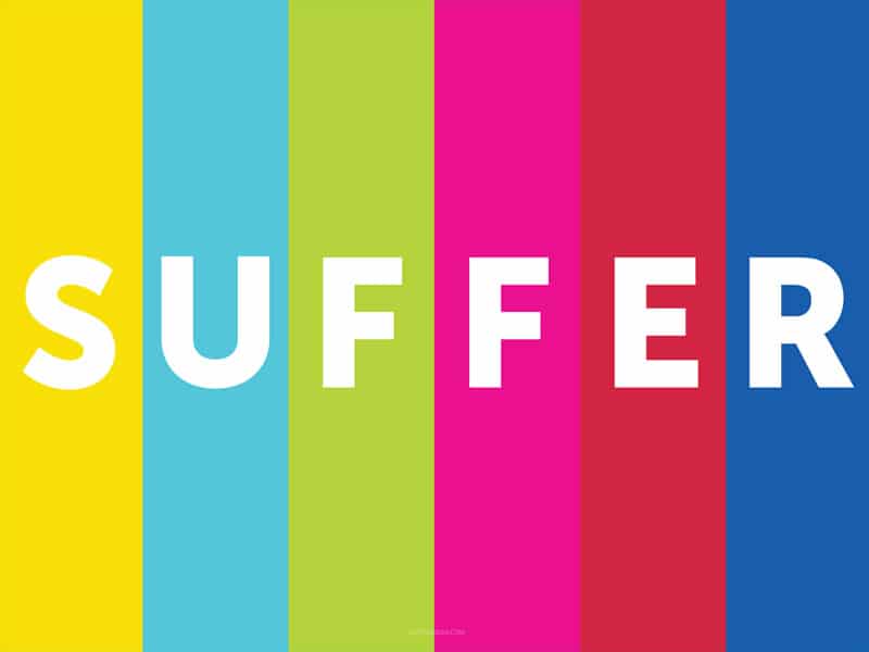"SUFFER" Poster (18″x24″)
